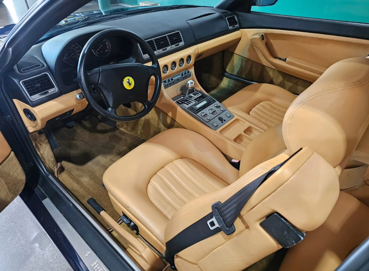 Ferrari interior detail